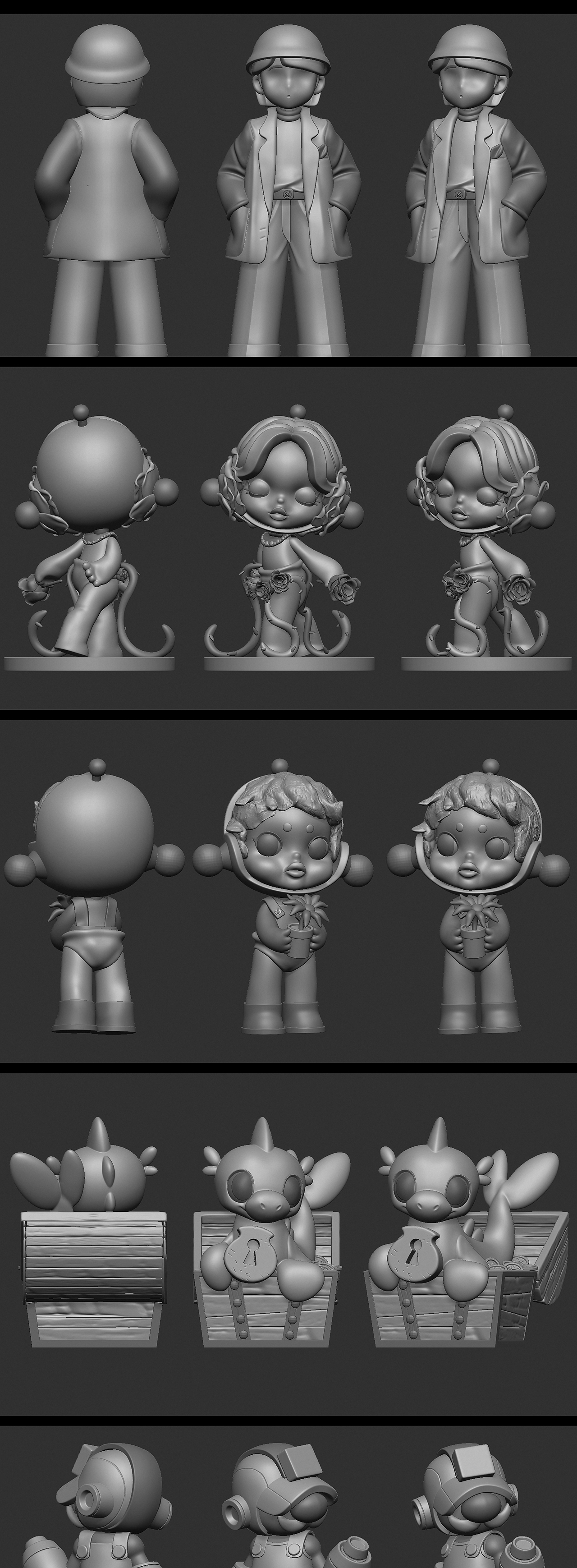 无主题Zbrush IP系列（图ZMzQ0MDMyNjQ0） - 其他三维 - 站酷设计师叫我阿向呀原创素材 - 站酷ZCOOL