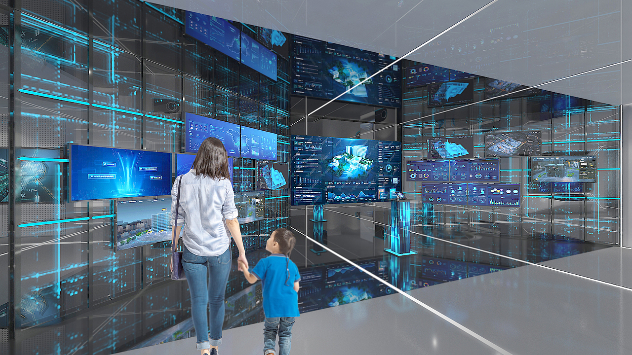 浙数文化企业展厅