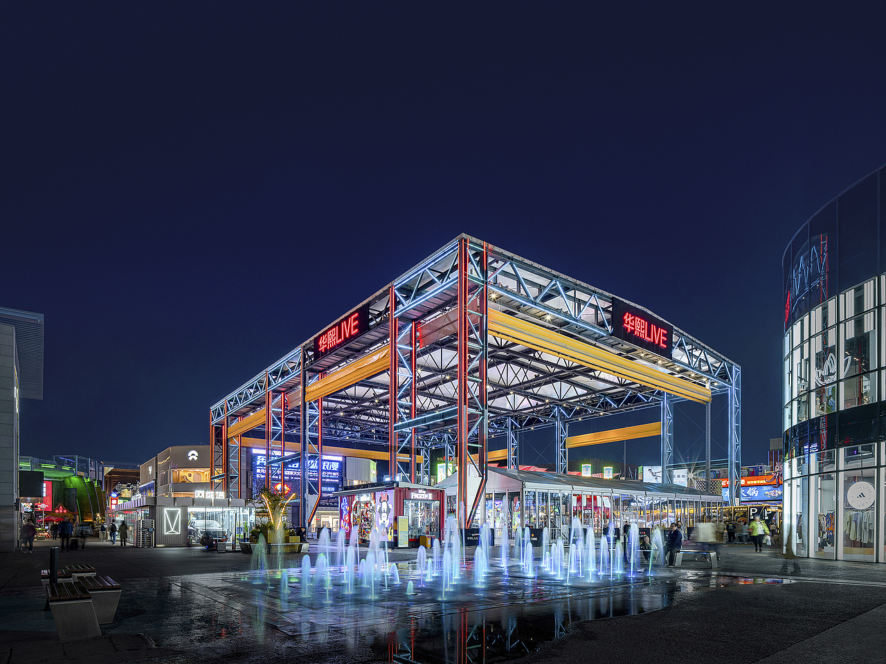 WWD华熙万物：北京华熙LIVE·五棵松灯光场景营造（图ZMzcwNDQ2NjY0） - 景观设计 - 站酷设计师Narjeeling原创素材 - 站酷ZCOOL