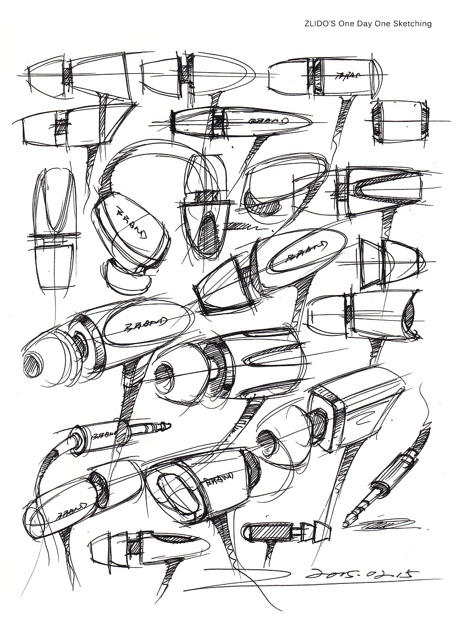 素描作品。/邦陈设计