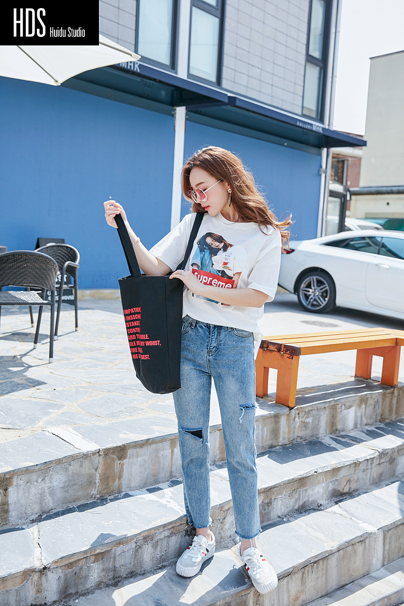 韩国模特韩风女装春夏装街景拍摄