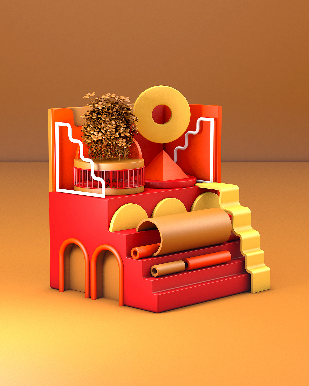 C4D-标准渲染器〔4月〕（图ZMjA2ODE2NzI4） - 其他三维 - 站酷设计师Aoure原创素材 - 站酷ZCOOL