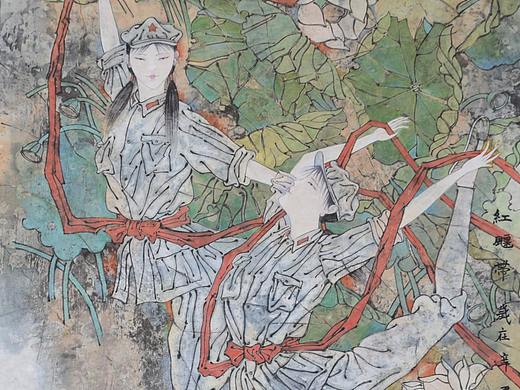 红飘带（个人主页-ZNDc0ODI2MzY=） - 绘画 - 站酷设计师浣花楼原创素材 - 站酷ZCOOL