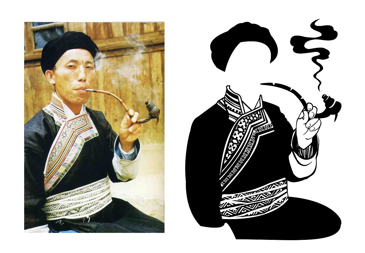 少数民族头饰手绘贴纸（图ZMTU5NjM0ODE2） - 商业插画 - 站酷设计师九十斤原创素材 - 站酷ZCOOL