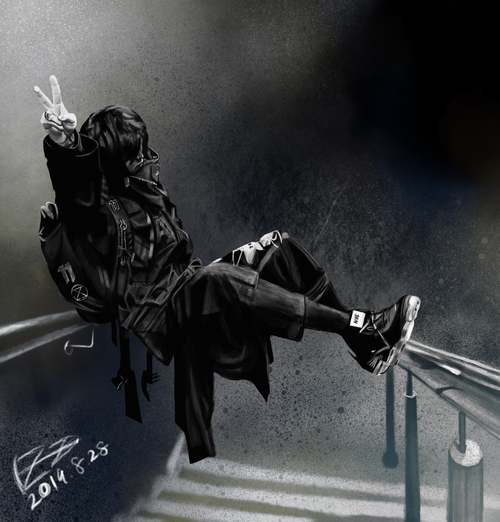 机能风|插画|创作习作|明天依旧_原创作品-站酷zcool