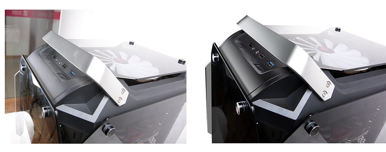 原創(chuàng)作品：京天華盛 數(shù)碼3C 電腦DIY 拍照 后期 修圖 動作分解 全玻璃質(zhì)感的機箱怎么修圖？（圖ZNzUzMTE3ODg=） - 電商 - 站酷設計師袁圈圈起床尿尿了原創(chuàng)素材 - 站酷ZCOOL