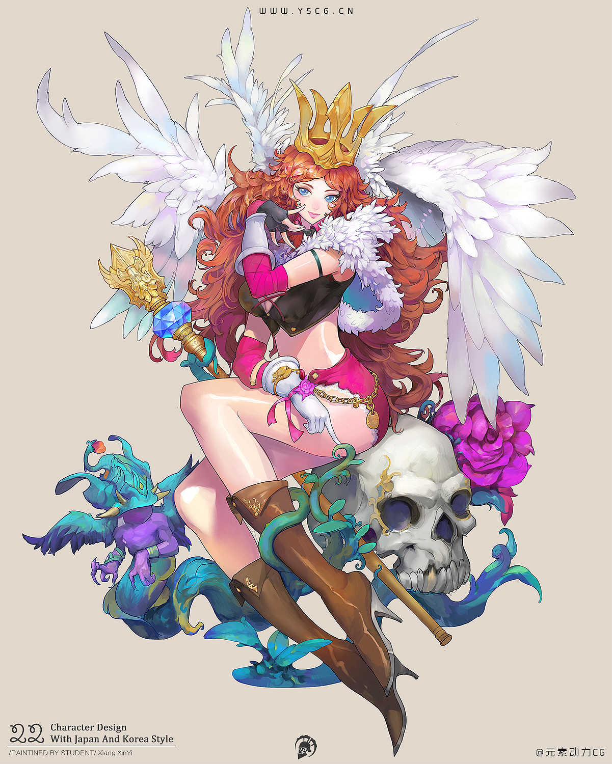 元素动力 | 二十二期学员作业·日韩系角色