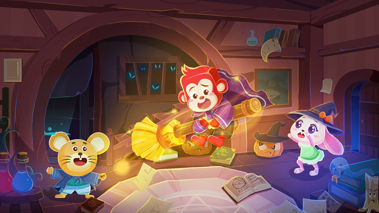 火花思维测试插图|插画|儿童插画|木犁莲子汤 - 原创作品 - 站酷