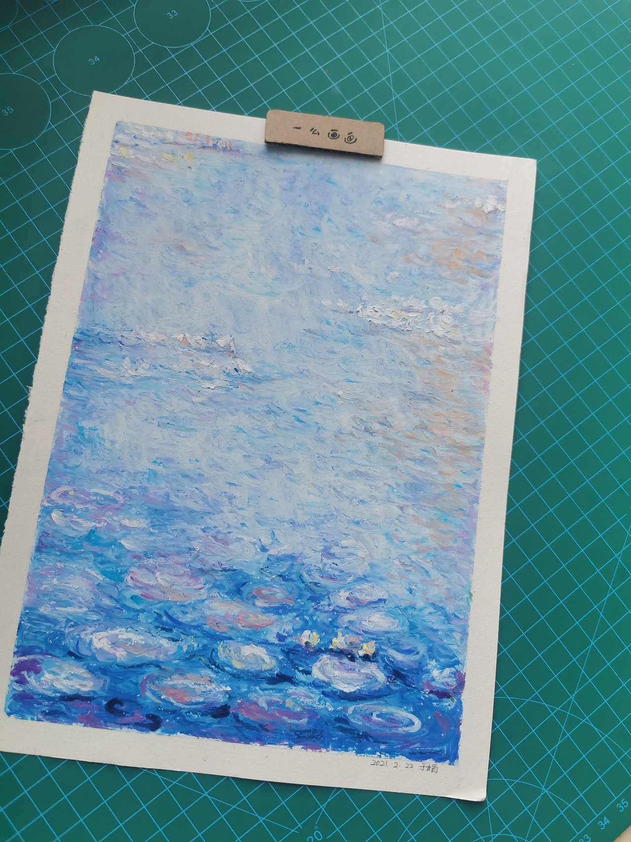 油画棒作品