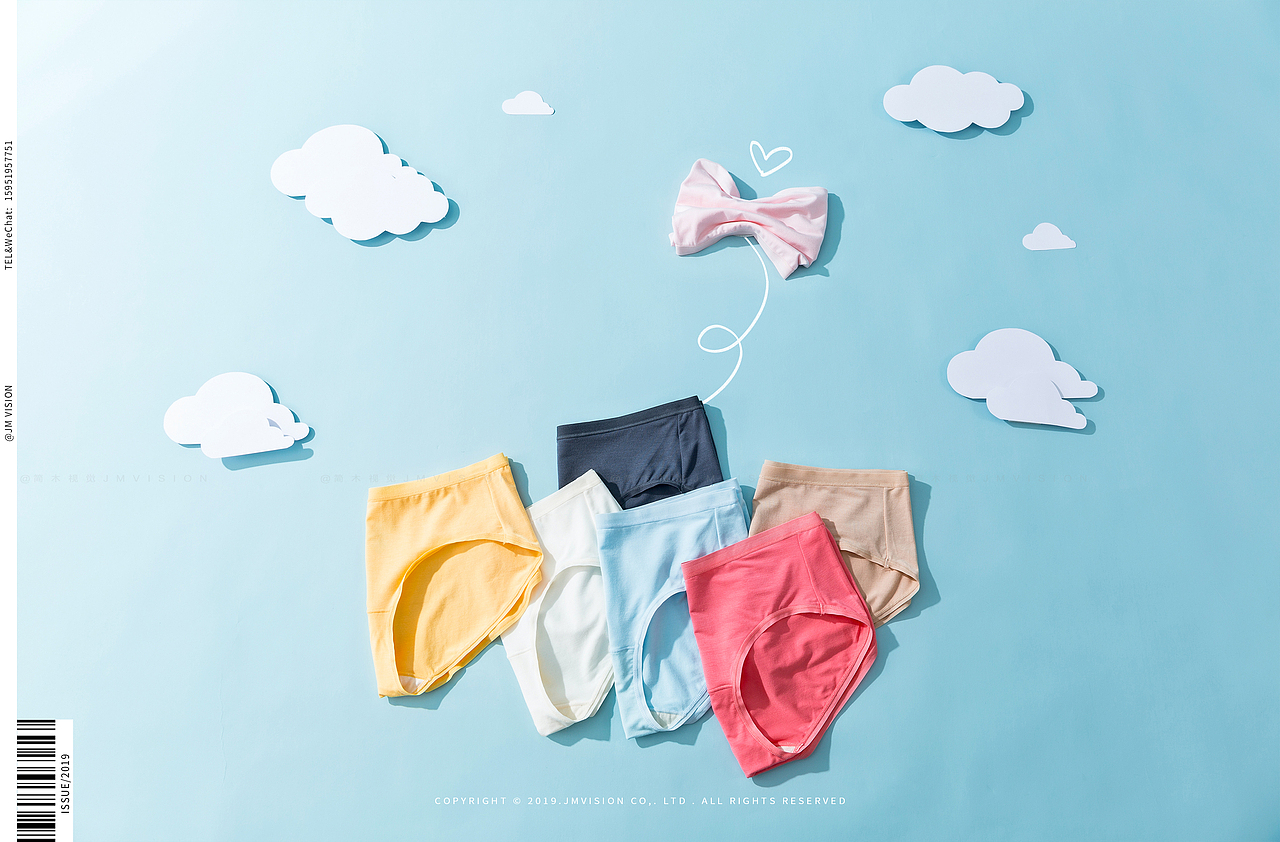 女士内裤摄影丨简木视觉 × 内衣文胸袜子 产品静物拍摄