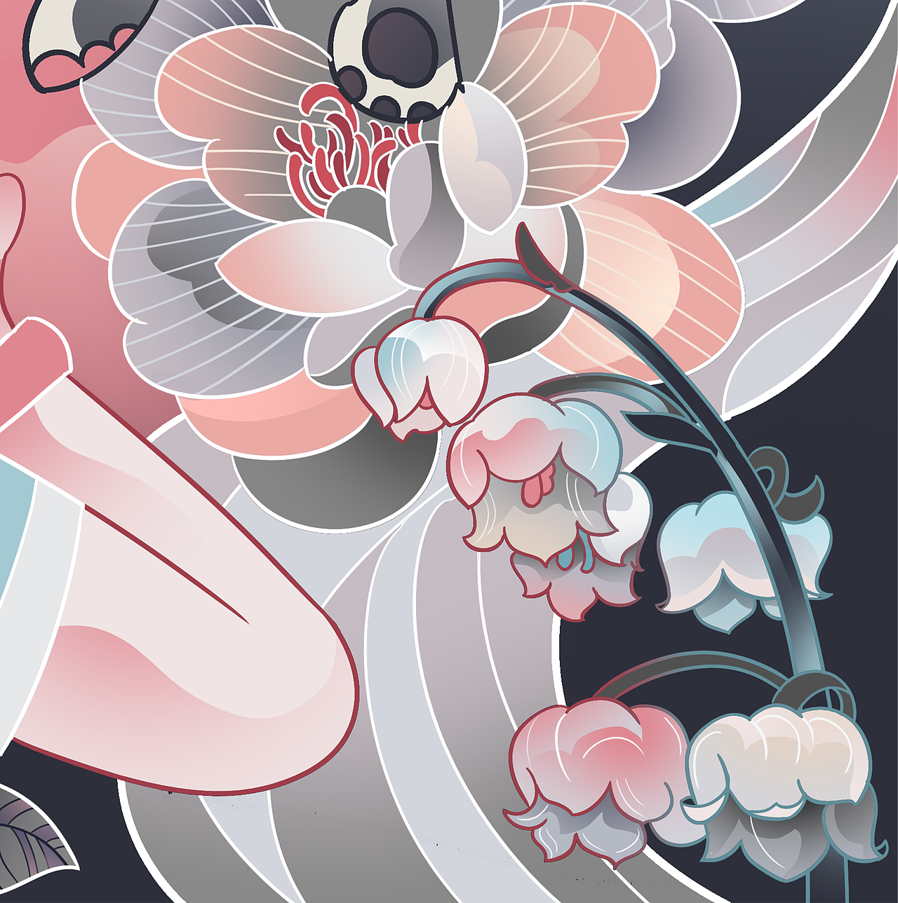 新一期日报风插画