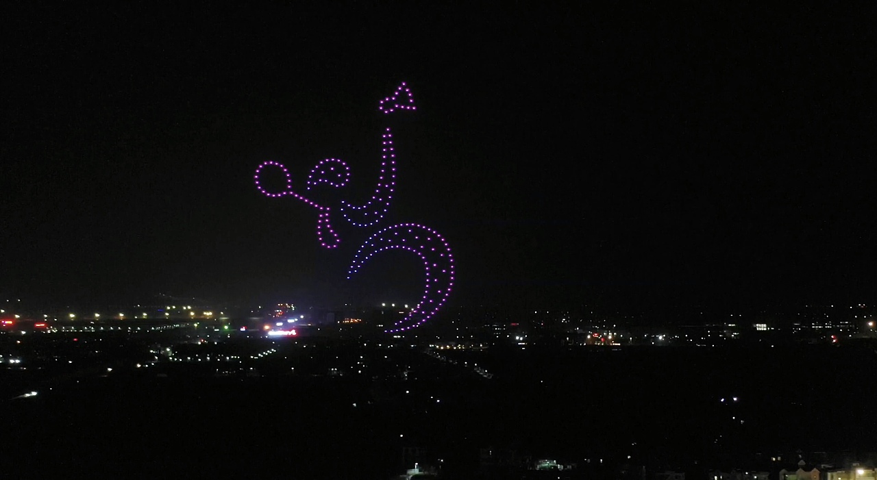 杭州1000架无人机灯光秀表演（图ZMzA4NTgyOTI0） - 其他动漫 - 站酷设计师无人机求婚策划原创素材 - 站酷ZCOOL