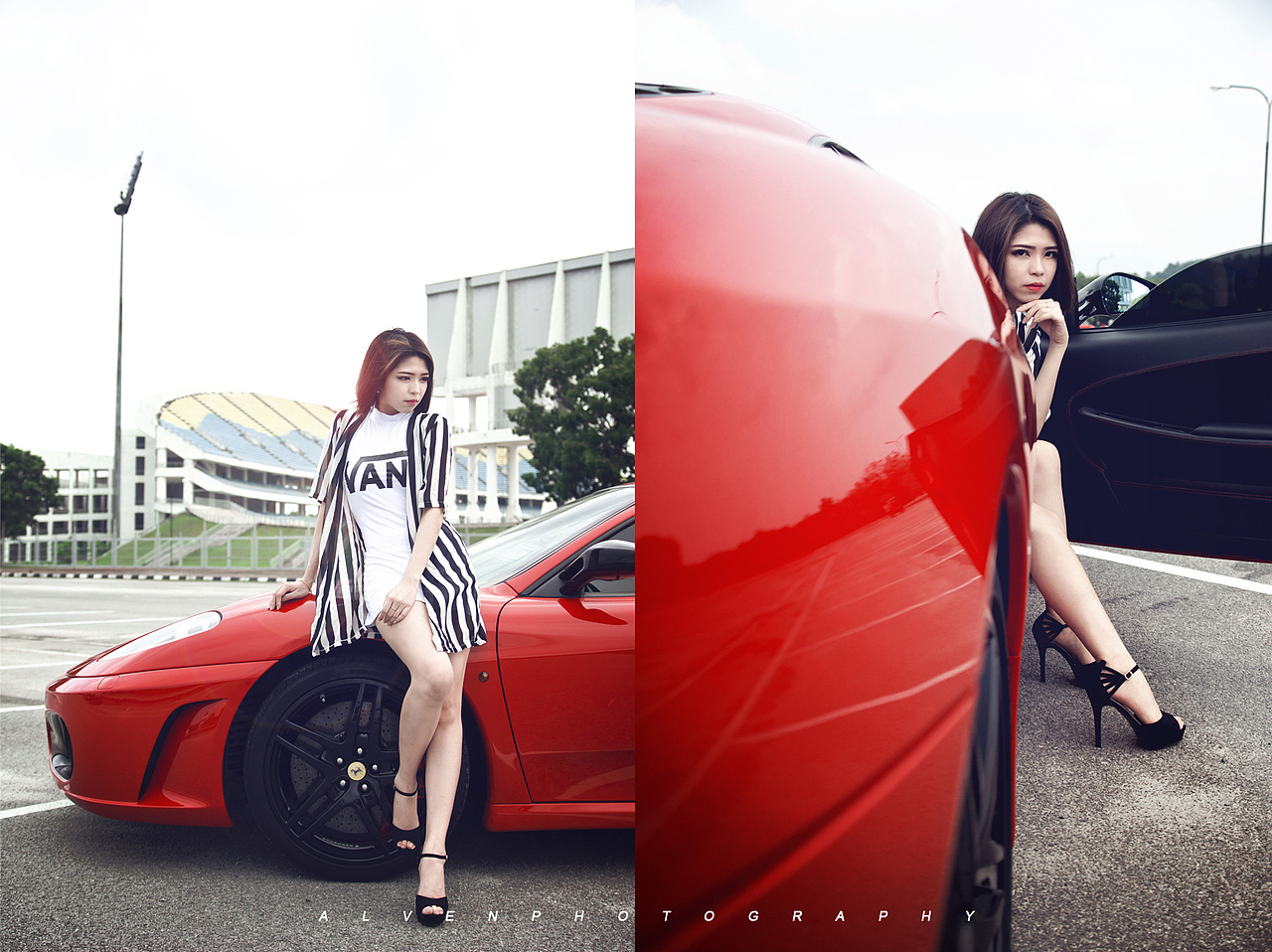人像外拍 | Esther x Ferrari F430（图ZNTY1MDg5Njg=） - 人像摄影 - 站酷设计师alvenkuan原创素材 - 站酷ZCOOL