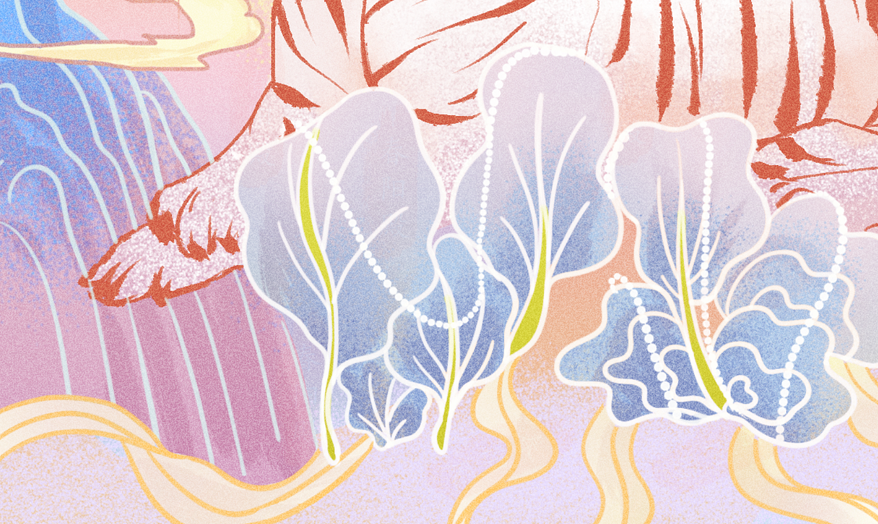 原创国潮插画【虎】