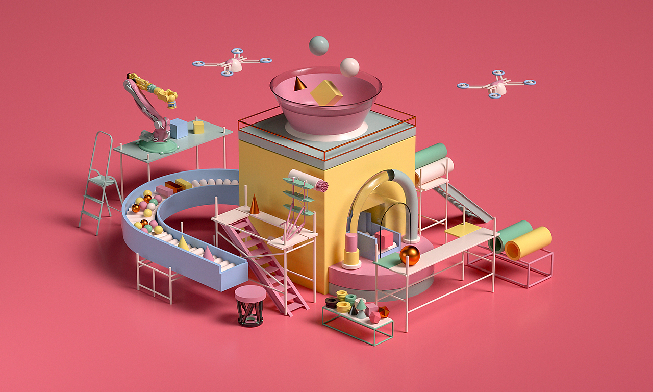 2019年C4D渲染作品合集