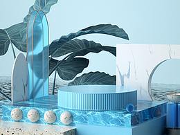 C4D建模渲染練習(xí)100張-02場景練習(xí)