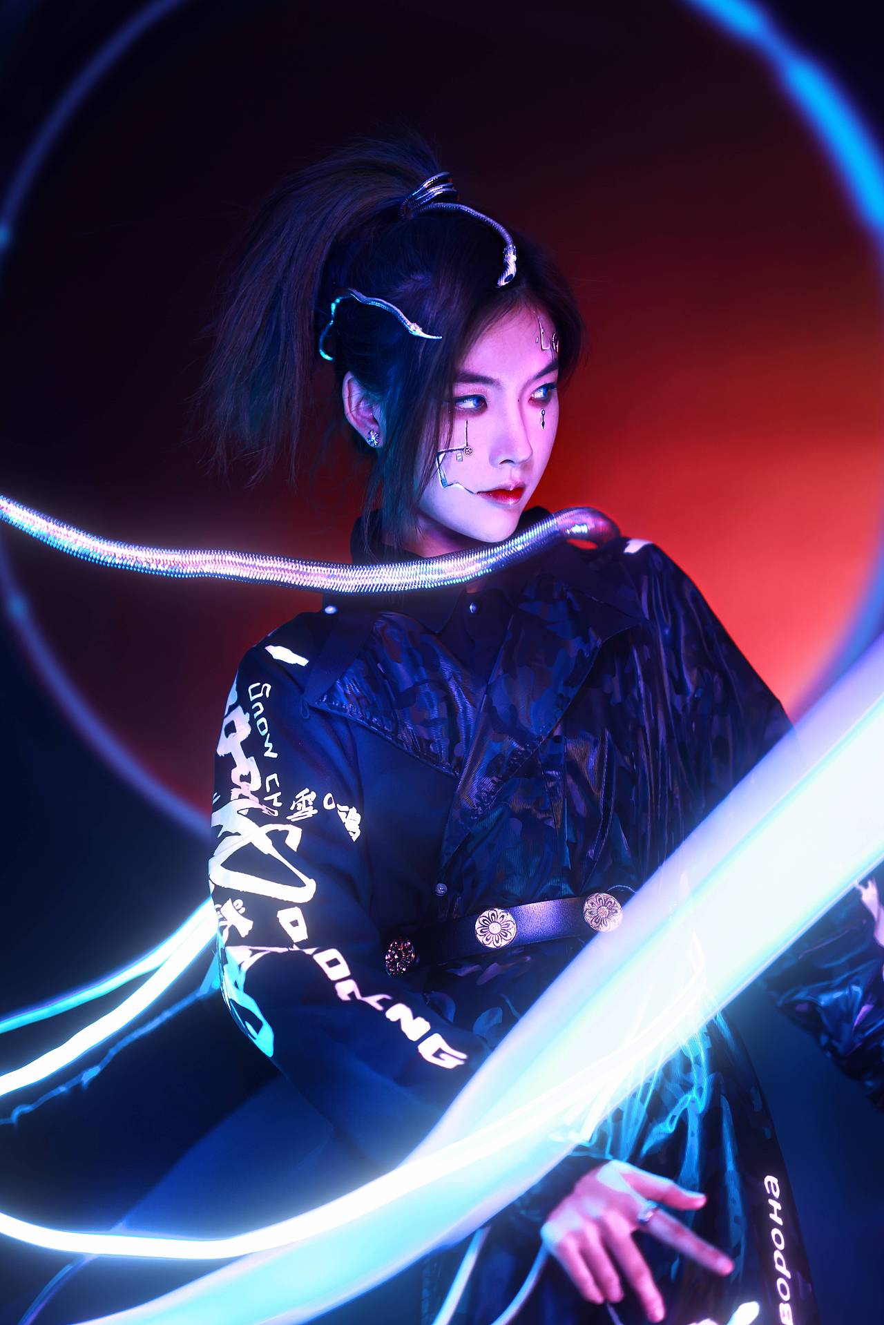 赛博朋克（图ZMjk1MDI2MzQ0） - 人像摄影 - 站酷设计师猫南北睡不醒原创素材 - 站酷ZCOOL