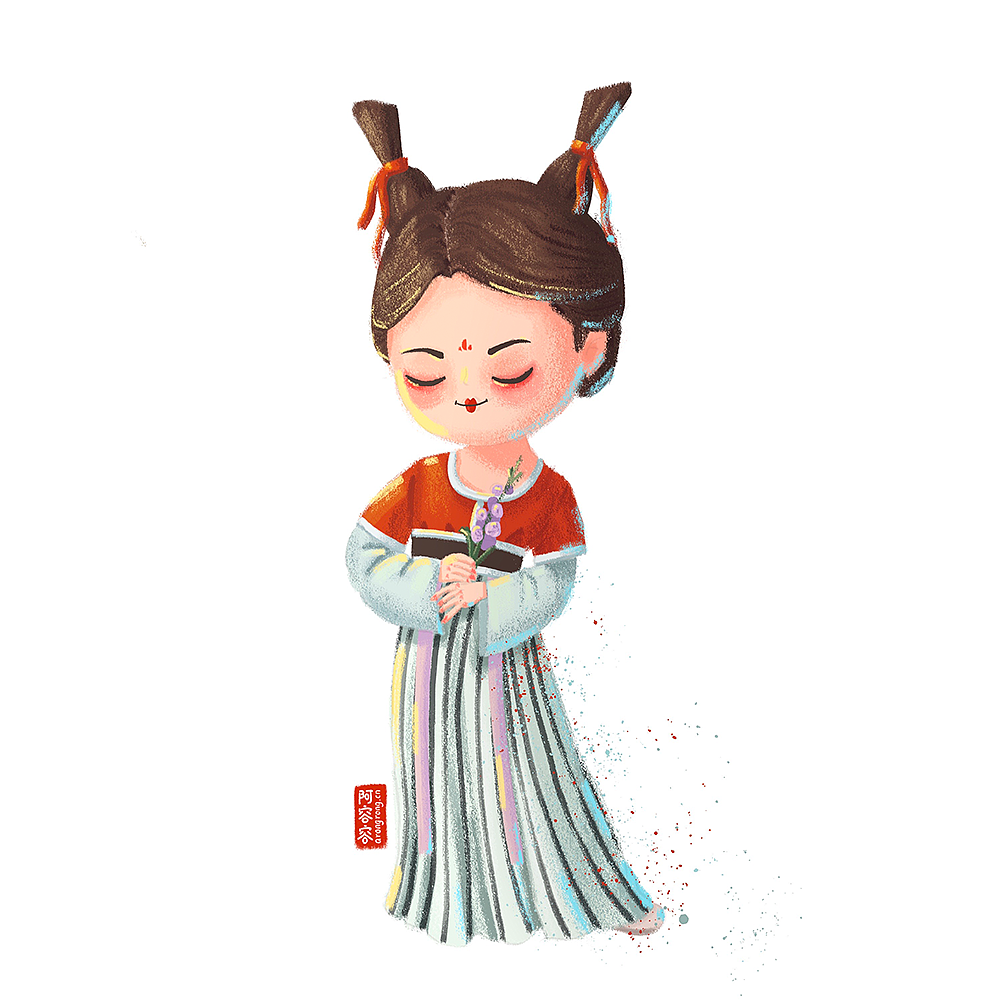 一组国风小人物(14p)