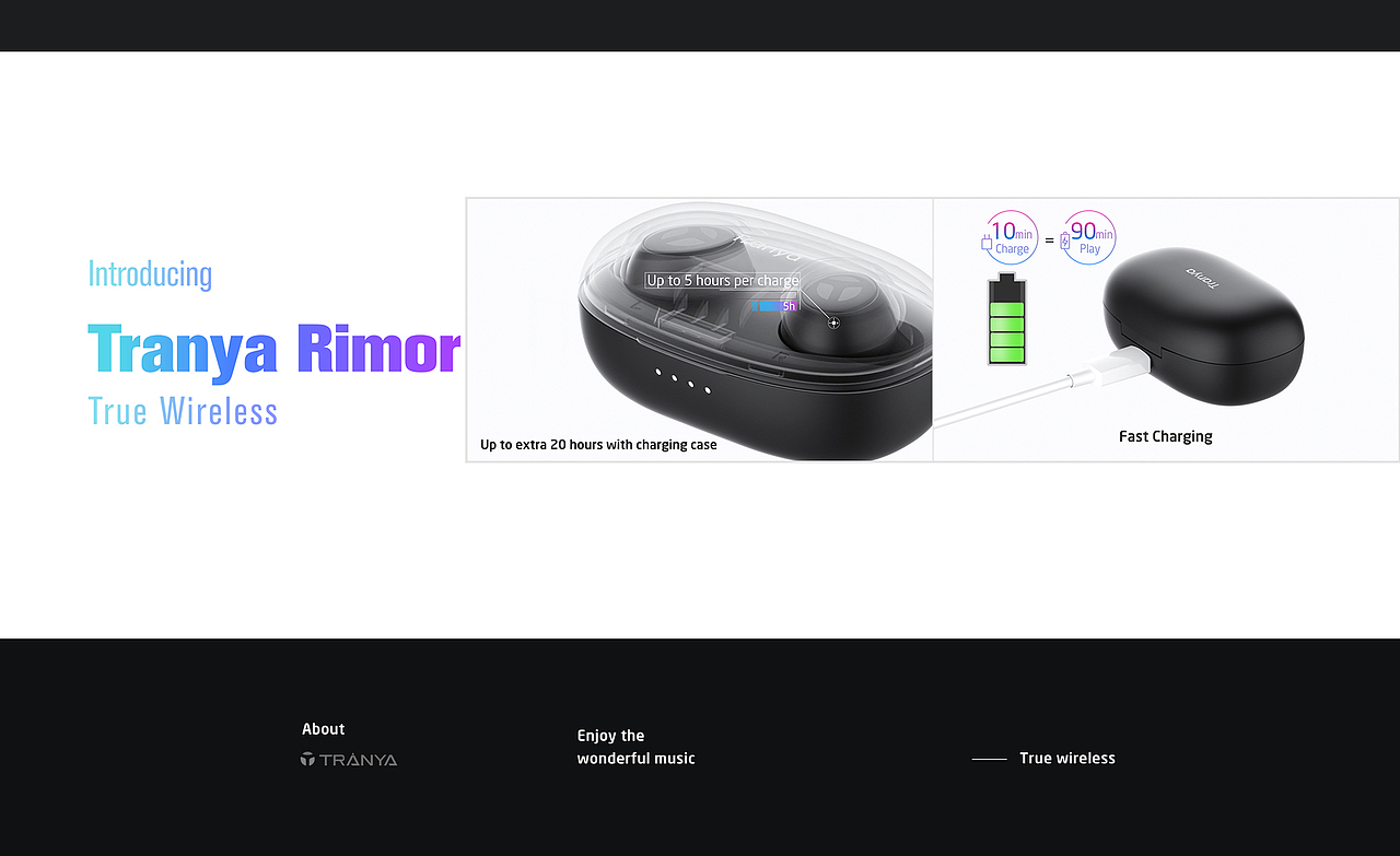 TRANYA Rimor无线耳机（图ZMjc3NTE3Njgw） - 产品 - 站酷设计师Dual_shadows原创素材 - 站酷ZCOOL