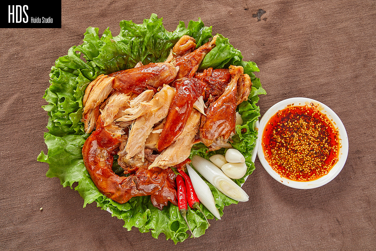 肉类食品麻油鸡产品静物图片拍摄