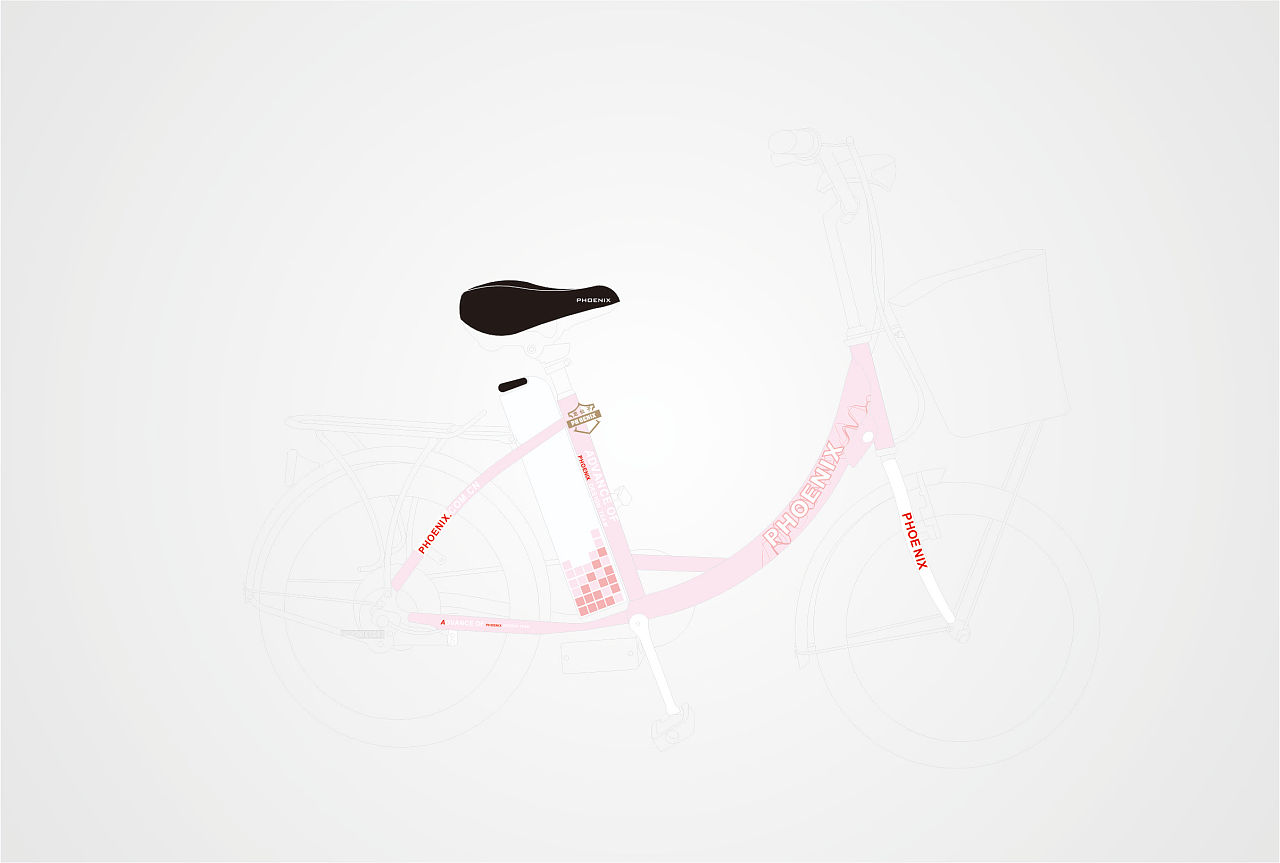 电动车的贴花设计