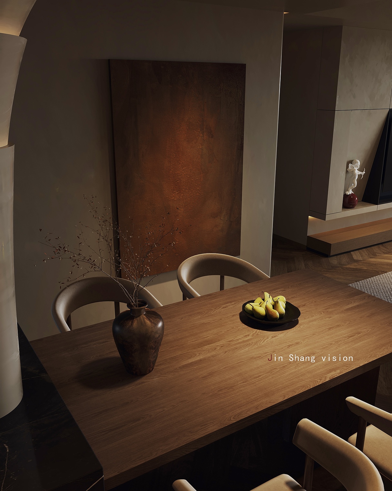 深色的 浓烈的 高浓度的 诧寂美