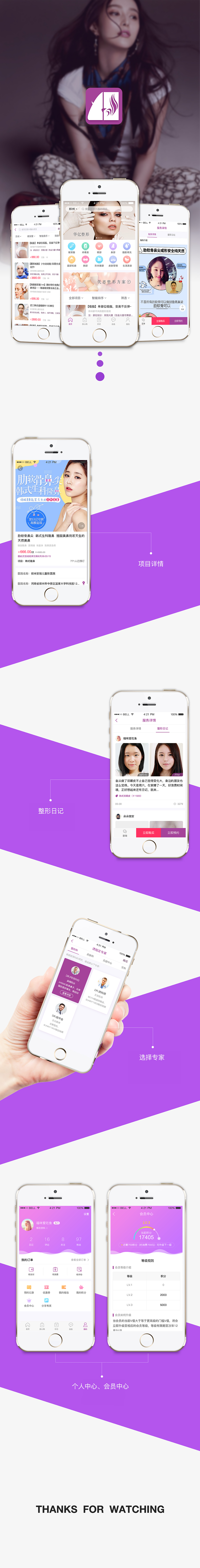 整形医院（图ZMjY5ODY5ODg0） - APP界面 - 站酷设计师文烨原创素材 - 站酷ZCOOL