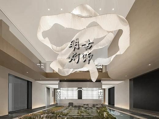 创意沙盘灯 飘带灯具定制
