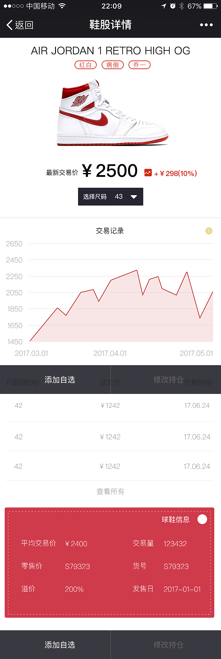 鞋股自选app（图ZMTQ2NTUyOTMy） - APP界面 - 站酷设计师一首原创一段故事原创素材 - 站酷ZCOOL