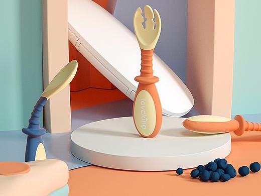 弯头叉勺套装设计