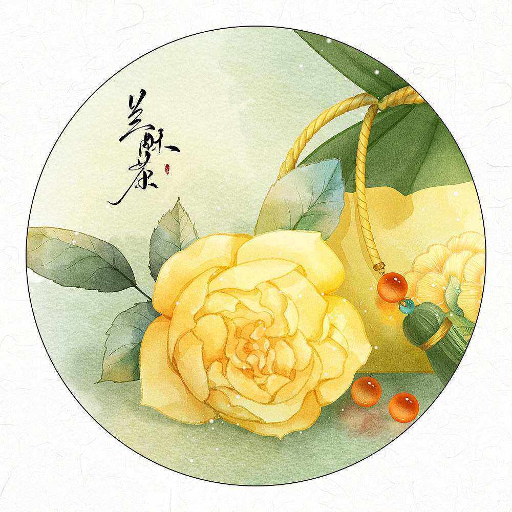 手绘月季荷包（图ZMzU1NzA0NDAw） - 创作习作 - 站酷设计师画玉衡原创素材 - 站酷ZCOOL