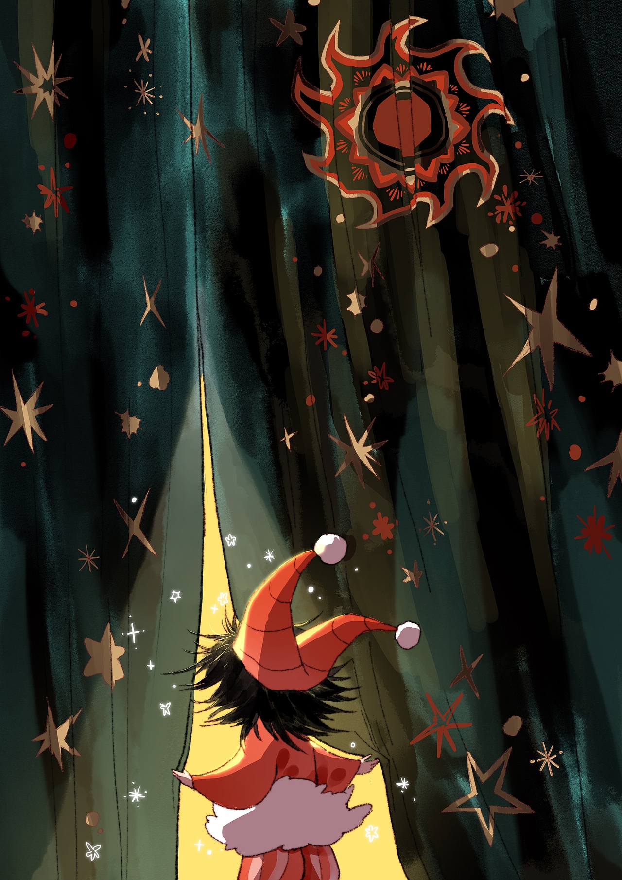 王尔德童话插图