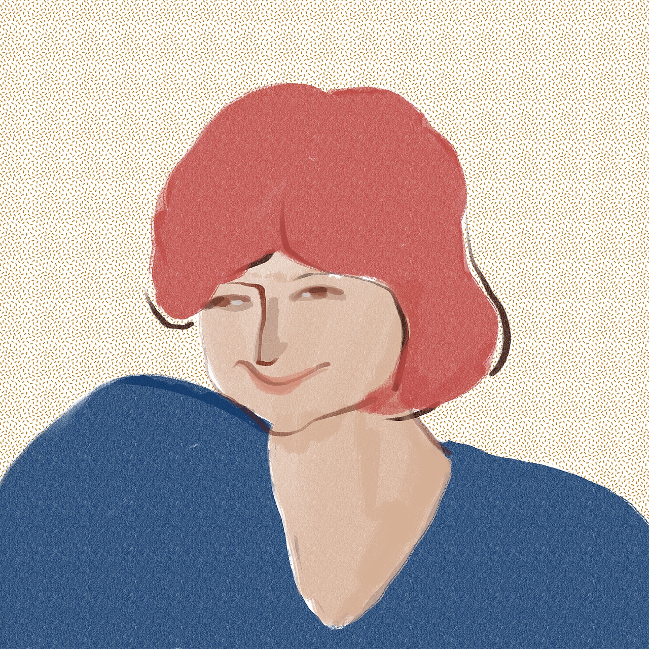 procreate插画头像（图ZMjIzNDUxNjgw） - 创作习作 - 站酷设计师Jane彭彭原创素材 - 站酷ZCOOL