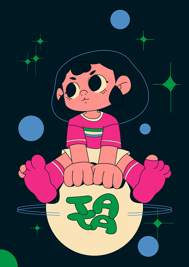 复古海报插画（图ZMjIyNDM3OTA4） - 商业插画 - 站酷设计师大眼TATA原创素材 - 站酷ZCOOL