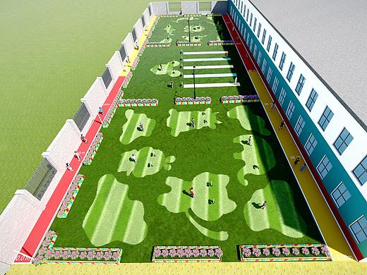 高端高尔夫推杆练习场