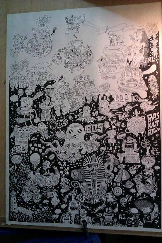 《EricStudio VI及插画》 成都美术学院 平面设计 陈晓恒 # 2012 我们毕业啦 # #漫画作品（图ZNjE1Njg3Ng==） - 品牌 - 站酷设计师陈晓恒EricStudio原创素材 - 站酷ZCOOL