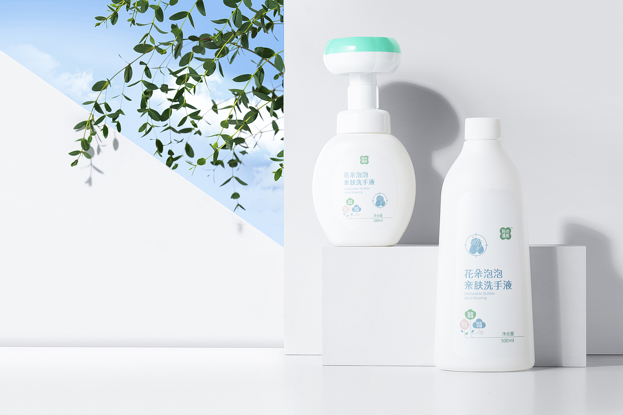 花漫熹洗手液 小光仙喷雾 静物修图