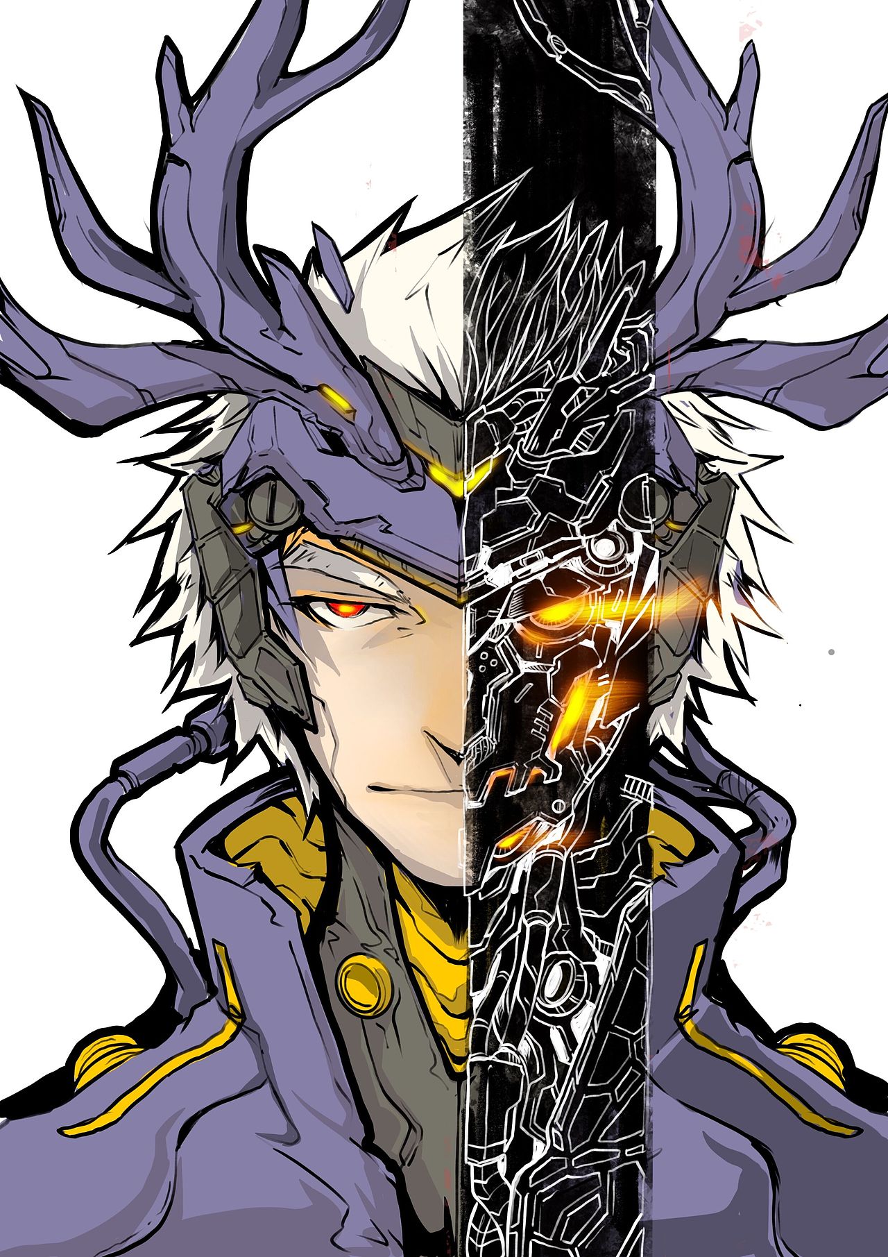 【日作团求生之旅】1月速涂练习CYBERHEAD（图ZMjQwOTM4NDU2） - 创作习作 - 站酷设计师史滂治原创素材 - 站酷ZCOOL