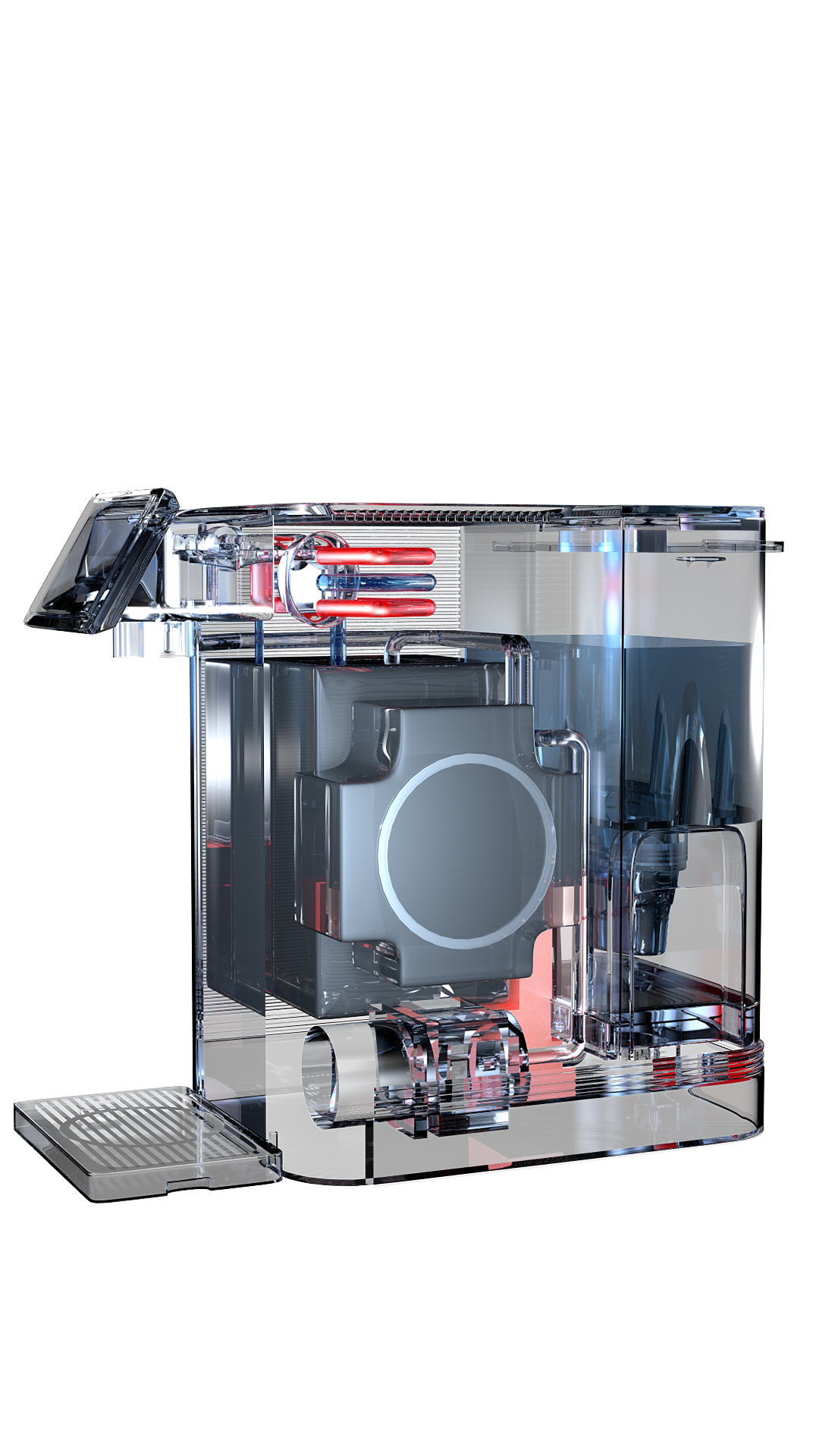 饮水机 C4D 内部结构