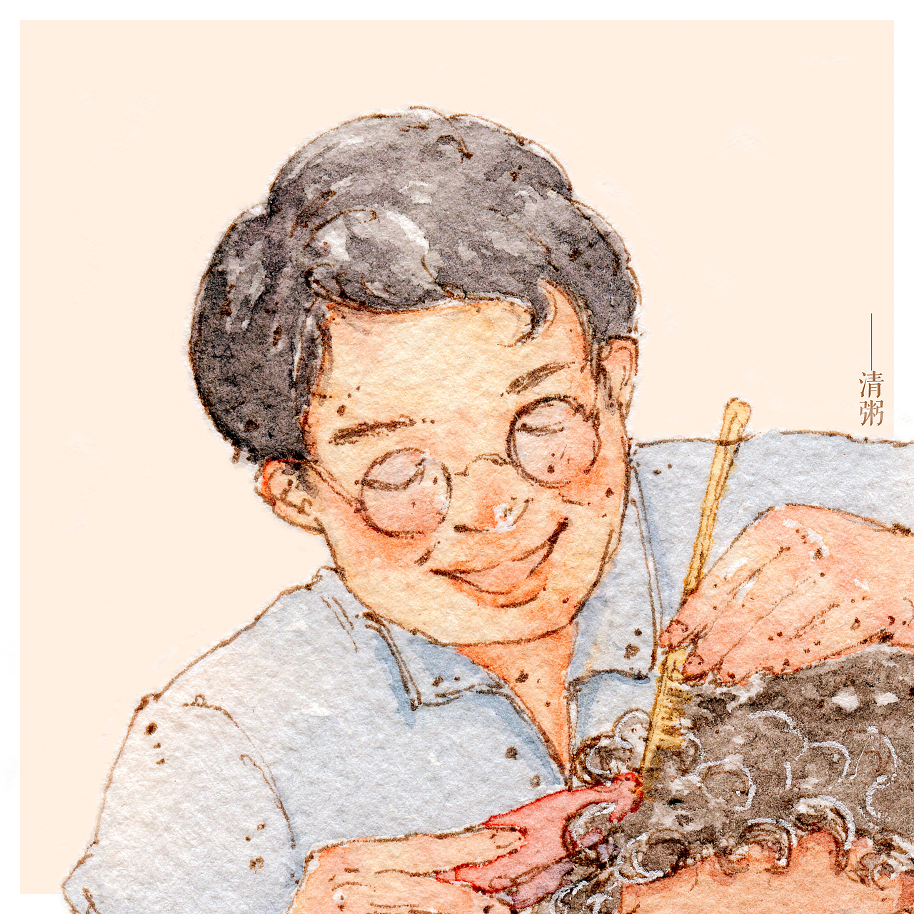 理发师（图ZMTE1NzUwODYw） - 商业插画 - 站酷设计师清粥子原创素材 - 站酷ZCOOL