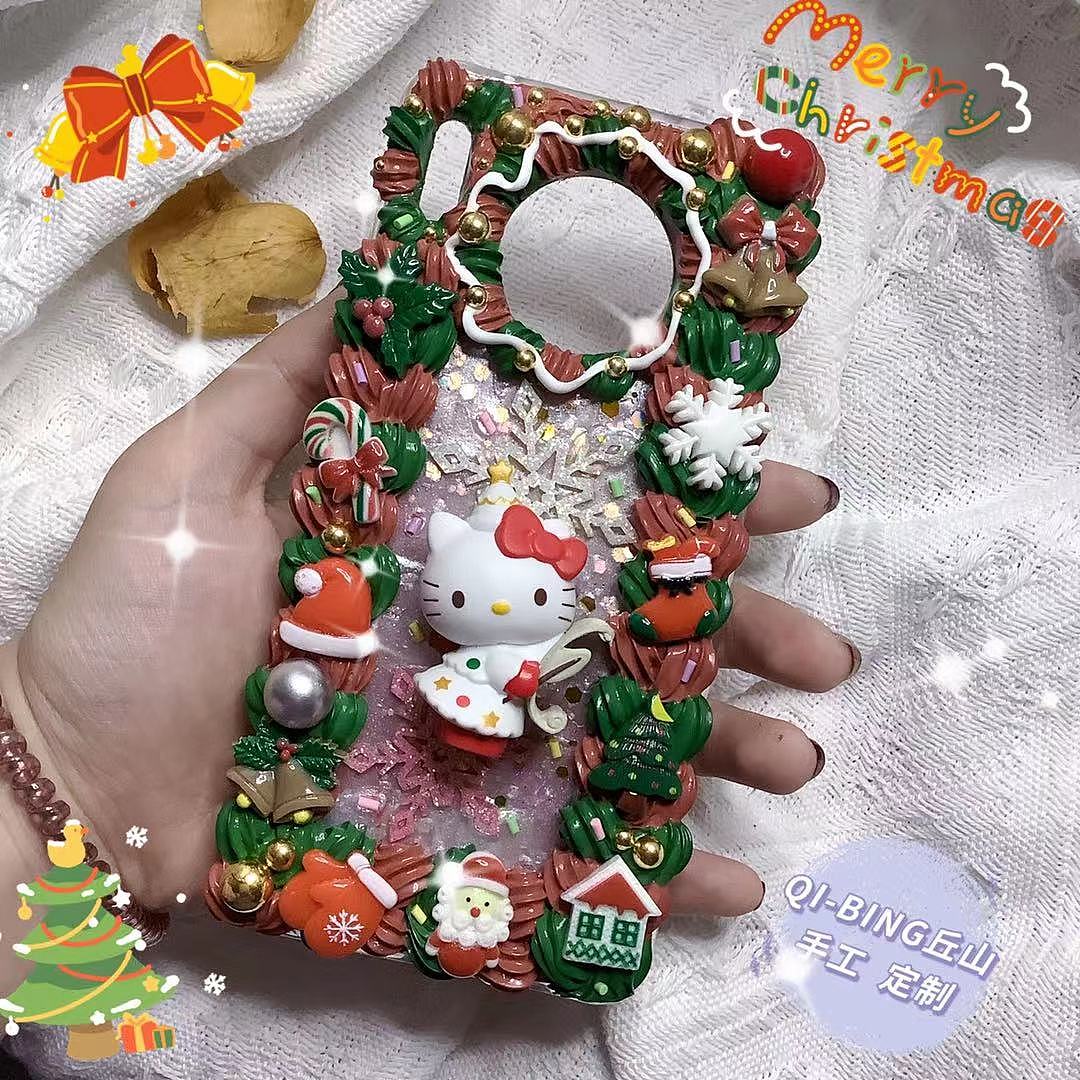 圣诞限定奶油胶手机壳