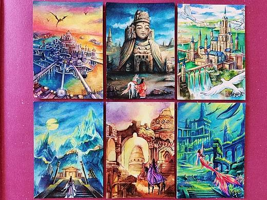 《废土《失落的文明《玉蒲《魔法纪元系列插画》～