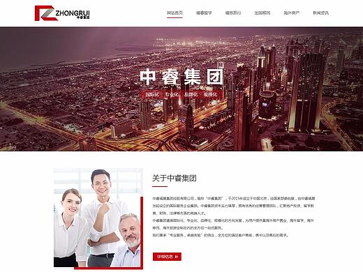 金融投资行业网站建设案例（个人主页-ZMjk1MTYxNDA=） - 企业官网 - 站酷设计师小小六666原创素材 - 站酷ZCOOL