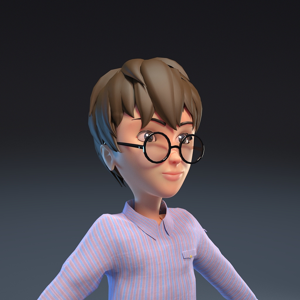 卡通角色 三维人物 3d建模 片头动画 视频制作 maya