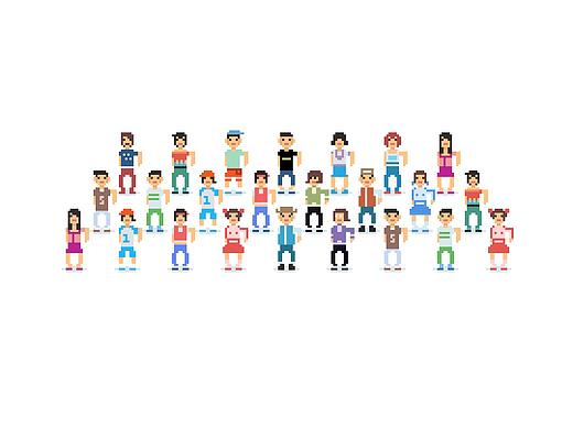 25天用PS做像素动画《我们就是城》