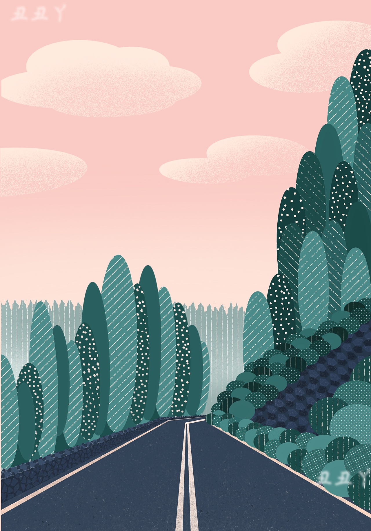 风景|插画|创作习作|阿缇子缇 - 原创作品 - 站酷 (zcool)