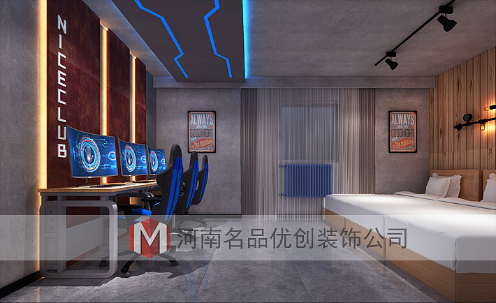 河南电竞酒店装修设计最新标准，河南电竞酒店装修公司（图ZMTYwOTQ2NzA4） - 家装设计 - 站酷设计师名品优创装饰公司原创素材 - 站酷ZCOOL