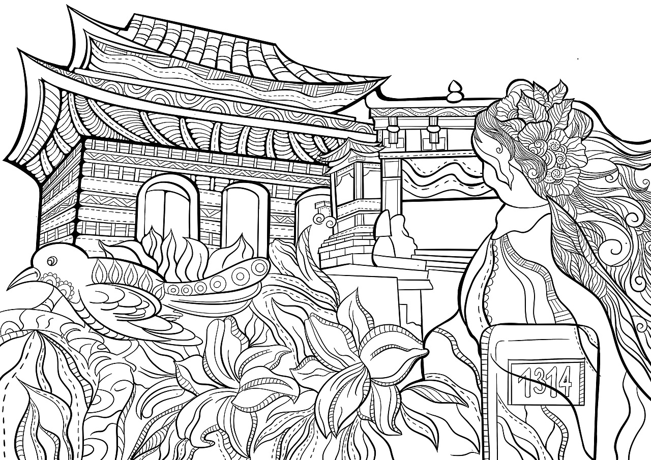江西三清山插画稿1（图ZMjYxMjAzNTIw） - 商业插画 - 站酷设计师猫野郡原创素材 - 站酷ZCOOL