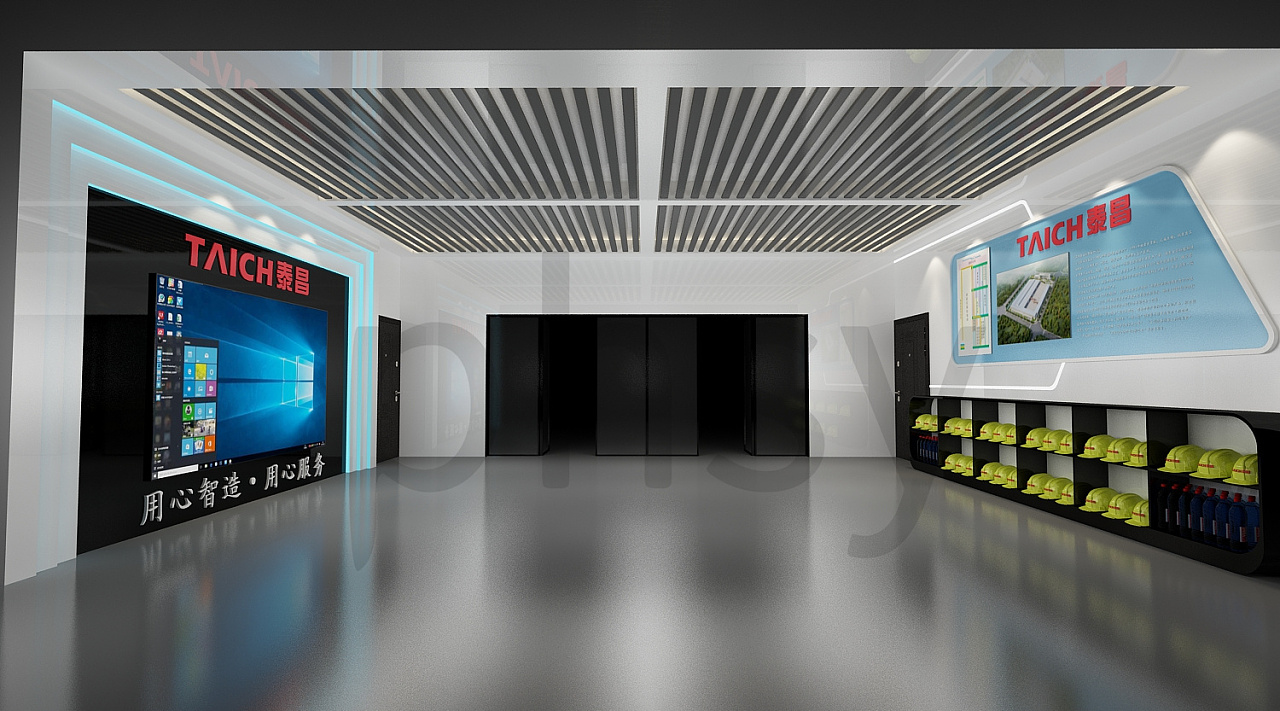 车间大厅设计效果图