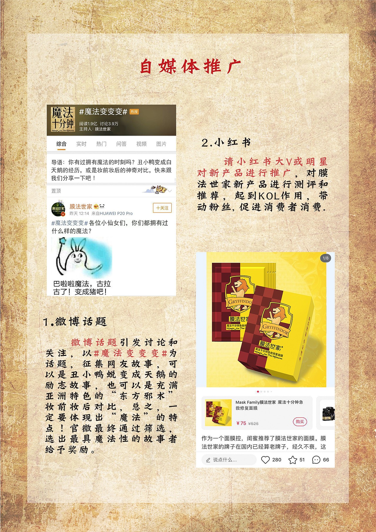 膜法世家策划案（图ZMTY1MTk2MTM2） - 其他平面 - 站酷设计师chenanung原创素材 - 站酷ZCOOL